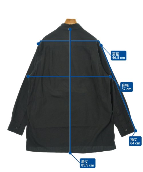 s'yte（サイト）カジュアルシャツ 黒 サイズ:4(XL位) メンズ/2200679179023