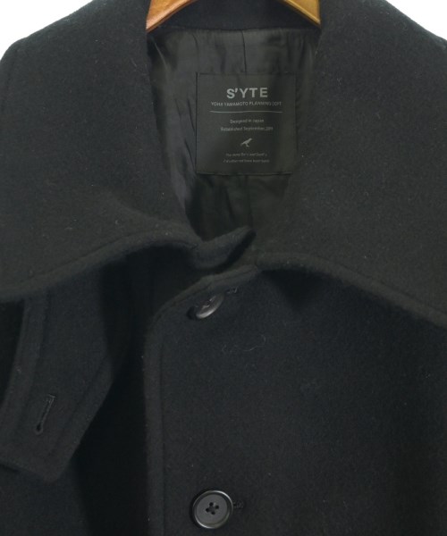 s'yte（サイト）ステンカラーコート 黒 サイズ:4(L位) メンズ/2200647012017