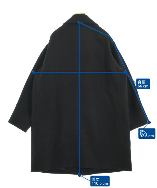 s'yte（サイト）ステンカラーコート 黒 サイズ:4(L位) メンズ/2200647012017