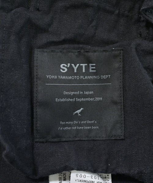 s'yte（サイト）テーラードジャケット 黒 サイズ:3(M位) メンズ/2200658226021