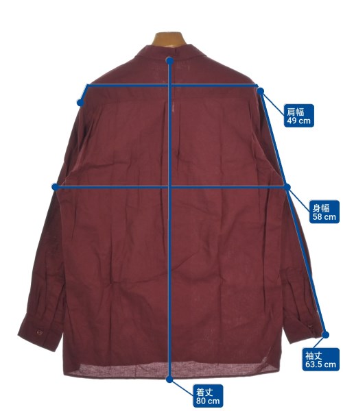 s'yte（サイト）カジュアルシャツ 赤 サイズ:3(M位) メンズ/2200656331024