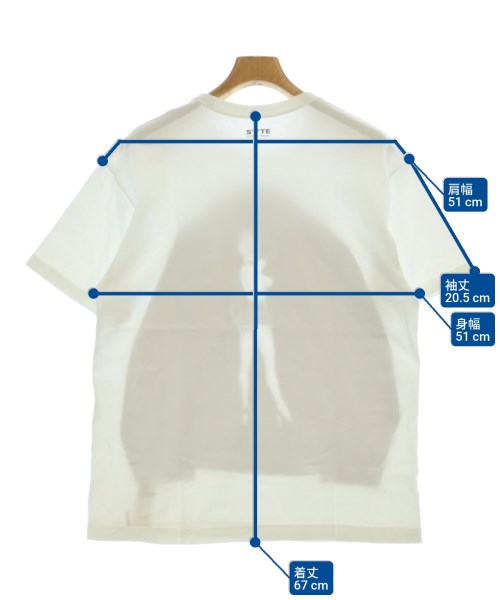 s'yte（サイト）Tシャツ・カットソー 白 サイズ:3(L位) メンズ/2200650426177