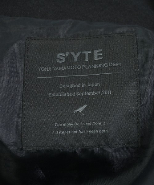 s'yte（サイト）ライダース 黒 サイズ:-(M位) メンズ/2200653283029