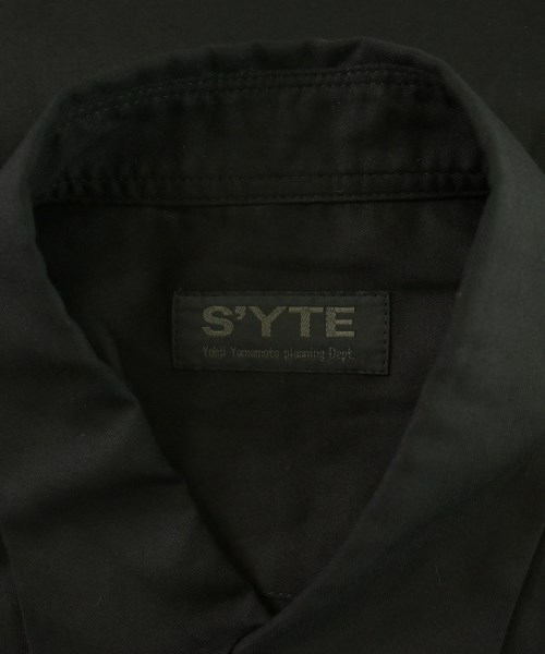 s'yte（サイト）カジュアルシャツ 黒 サイズ:2(S位) メンズ/2200699835022