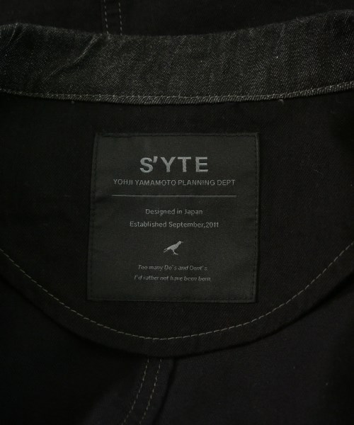 s'yte（サイト）テーラードジャケット 黒 サイズ:4(L位) メンズ/2200659951014