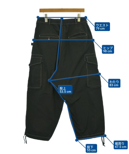 s'yte（サイト）カーゴパンツ 黒 サイズ:3(L位) メンズ/2200663255092