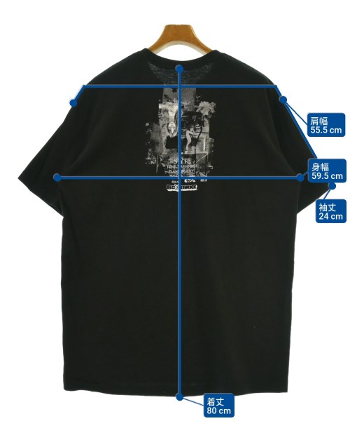 s'yte（サイト）Tシャツ・カットソー 黒 サイズ:4(XL位) メンズ/2200663407279