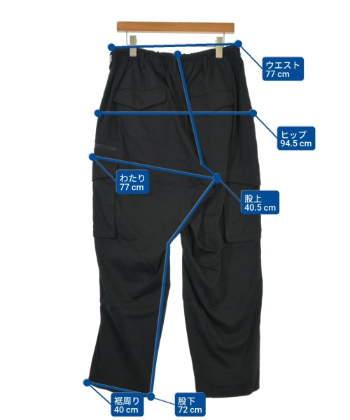 s'yte（サイト）カーゴパンツ 黒 サイズ:3(L位) メンズ/2200666646026