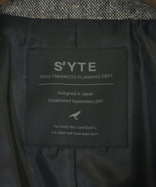 s'yte（サイト）コート 黒 サイズ:3(L位) メンズ/2200664160029