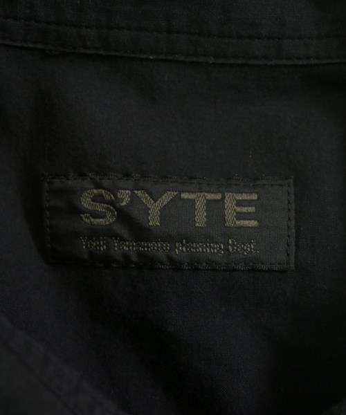 s'yte（サイト）カジュアルシャツ 黒 サイズ:4(XL位) メンズ/2200725379032