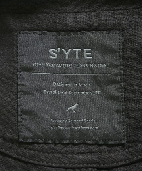 s'yte（サイト）カジュアルジャケット 黒 サイズ:3(L位) メンズ/2200728236028
