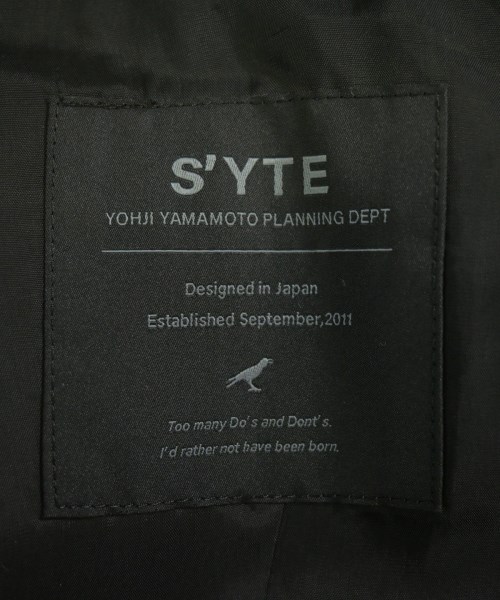 s'yte（サイト）カジュアルシャツ 黒 サイズ:3(L位) メンズ/2200687336012