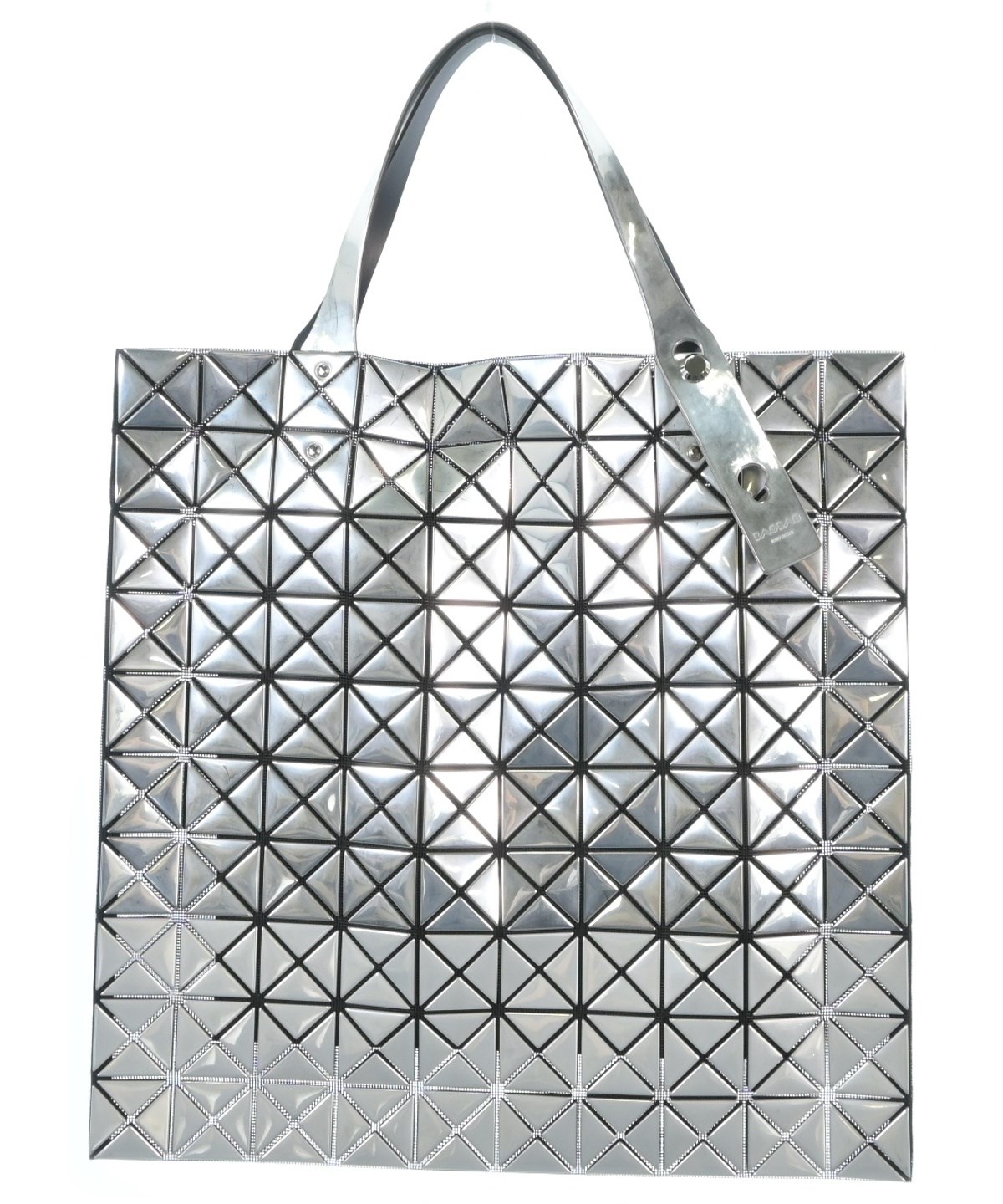 イッセイミヤケ バオバオ　BAOBAO　シルバー　 トートバッグ BAO BAO ISSEY MIYAKE（バオバオイッセイミヤケ）トートバッグ