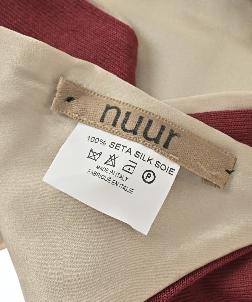 nuur（ヌール）ストール 赤 サイズ:- レディース/2200691081502
