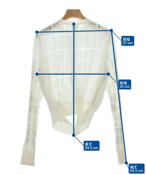 noir kei ninomiya（ノワールケイニノミヤ）カーディガン 白 サイズ:S レディース/2200634164033