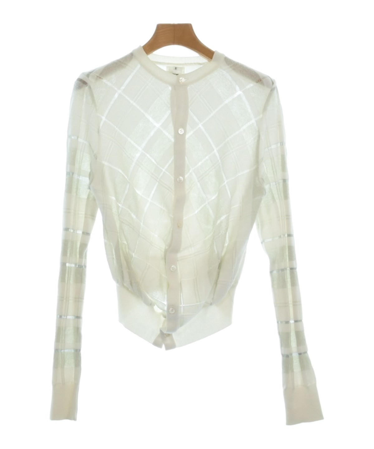 noir kei ninomiya（ノワールケイニノミヤ）カーディガン 白 サイズ:S