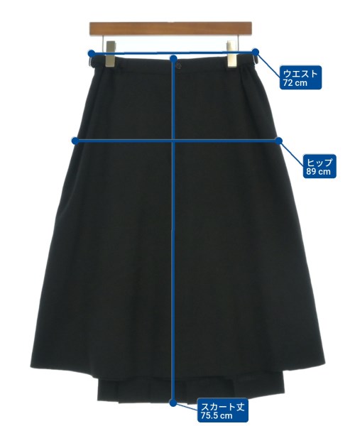 noir kei ninomiya（ノワールケイニノミヤ）ロング・マキシ丈スカート 黒 サイズ:XS レディース/2200641327032