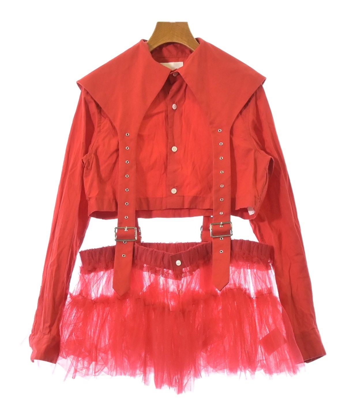 noir kei ninomiya（ノワールケイニノミヤ）カジュアルシャツ 赤