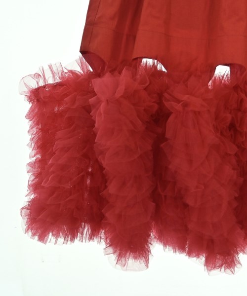 noir kei ninomiya（ノワールケイニノミヤ）ひざ丈スカート 赤 サイズ:S レディース/2200598727046