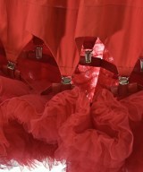 noir kei ninomiya（ノワールケイニノミヤ）ひざ丈スカート 赤 サイズ:S レディース/2200598727046