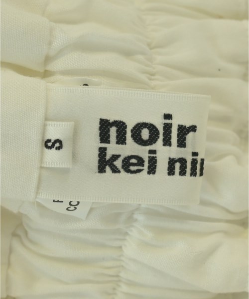 noir kei ninomiya（ノワールケイニノミヤ）カジュアルシャツ 白 サイズ:S レディース/2200598772053