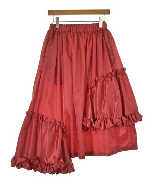 noir kei ninomiya(ノワール　ケイ　ニノミヤ)ロング・マキシ丈スカート 赤 サイズ:XS/2200598800022
