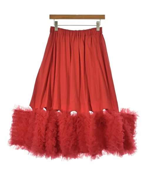 noir kei ninomiya(ノワール　ケイ　ニノミヤ)ひざ丈スカート 赤 サイズ:XS/2200598804013