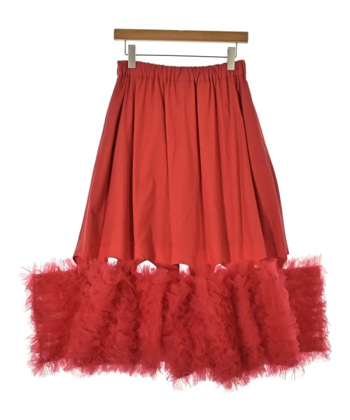 noir kei ninomiya（ノワールケイニノミヤ）ひざ丈スカート 赤 サイズ:XS レディース/2200598804013