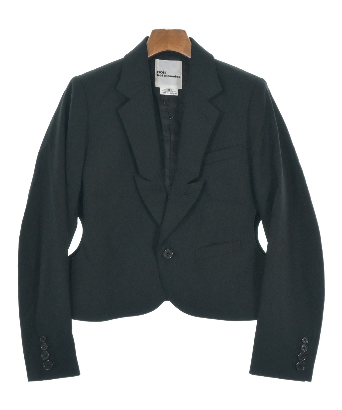 noir kei ninomiya（ノワールケイニノミヤ）カジュアルジャケット 黒