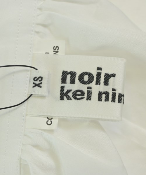 noir kei ninomiya（ノワールケイニノミヤ）シャツワンピース 白 サイズ:XS レディース/2200599427075