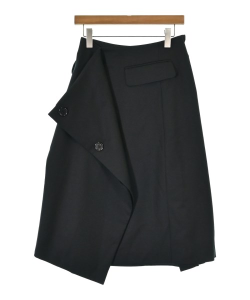noir kei ninomiya(ノワール　ケイ　ニノミヤ)ひざ丈スカート 黒 サイズ:XS/2200599253155