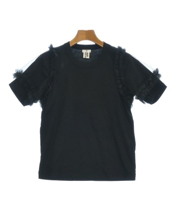 極美品✨noir kei ninomiya　フリル袖　Tシャツ　XS noir kei ninomiya ブラック フリル Tシャツ M - メルカリ