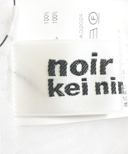 noir kei ninomiya（ノワールケイニノミヤ）カジュアルシャツ 白 サイズ:S レディース/2200552439039