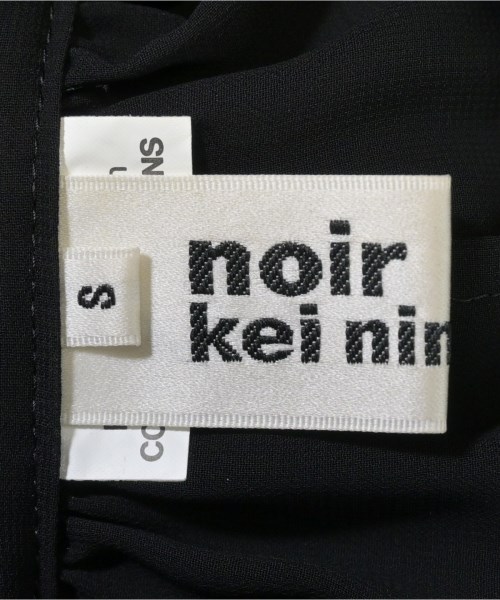 noir kei ninomiya（ノワールケイニノミヤ）シャツワンピース 黒 サイズ:S レディース/2200622114057