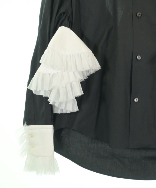 noir kei ninomiya（ノワールケイニノミヤ）カジュアルシャツ 黒 サイズ:S レディース/2200622114071