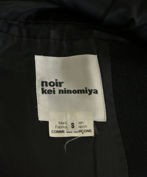noir kei ninomiya（ノワールケイニノミヤ）ステンカラーコート 黒 サイズ:S レディース/2200621074017