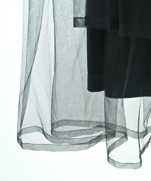 noir kei ninomiya（ノワールケイニノミヤ）ロング・マキシ丈スカート 黒 サイズ:S レディース/2200622726014