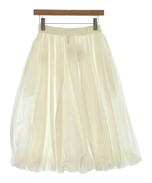 noir kei ninomiya（ノワールケイニノミヤ）ロング・マキシ丈スカート 白 サイズ:XS レディース/2200623422045