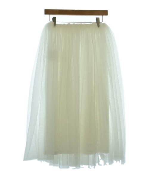 noir kei ninomiya（ノワールケイニノミヤ）ロング・マキシ丈スカート 白 サイズ:XS レディース/2200623422052