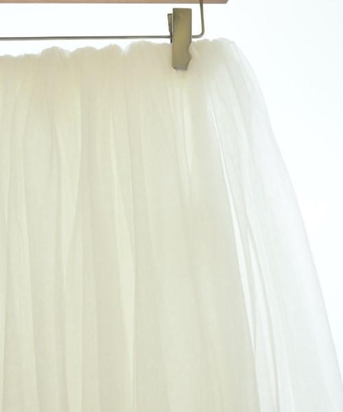 noir kei ninomiya（ノワールケイニノミヤ）ロング・マキシ丈スカート 白 サイズ:XS レディース/2200623422052