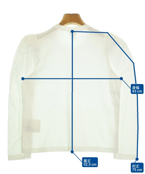 noir kei ninomiya（ノワールケイニノミヤ）Tシャツ・カットソー 白 サイズ:S レディース/2200625703043