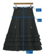 noir kei ninomiya（ノワールケイニノミヤ）ロング・マキシ丈スカート 黒 サイズ:S レディース/2200626182038