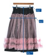 noir kei ninomiya（ノワールケイニノミヤ）ロング・マキシ丈スカート 黒 サイズ:XS レディース/2200632256013