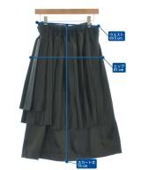 noir kei ninomiya（ノワールケイニノミヤ）ロング・マキシ丈スカート 黒 サイズ:XS レディース/2200632308040