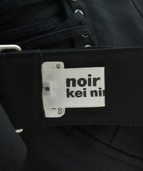 noir kei ninomiya（ノワールケイニノミヤ）ベスト 黒 サイズ:S レディース/2200631394044