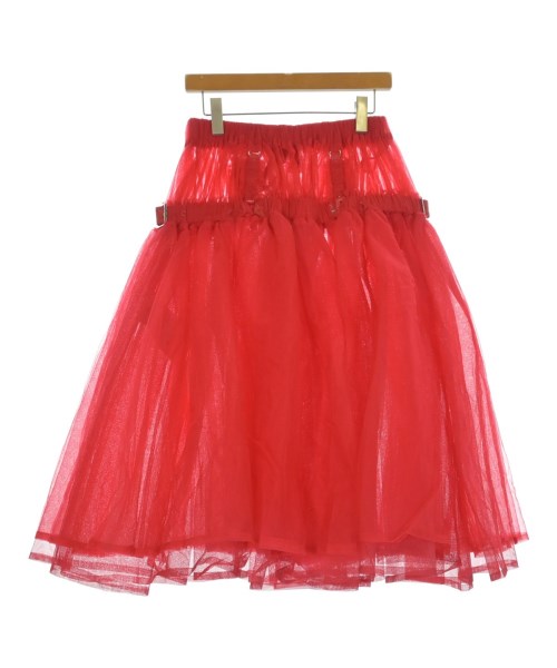 noir kei ninomiya（ノワールケイニノミヤ）ひざ丈スカート 赤 サイズ:S レディース/2200609642030