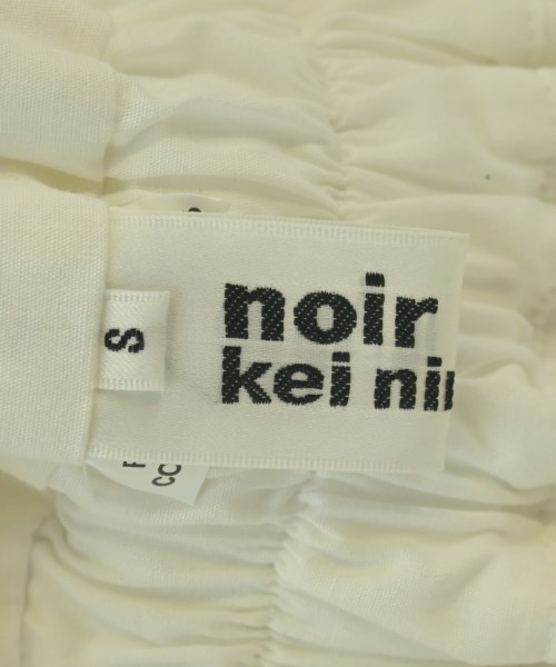 noir kei ninomiya（ノワールケイニノミヤ）カジュアルシャツ 白 サイズ:XS レディース/2200609642054