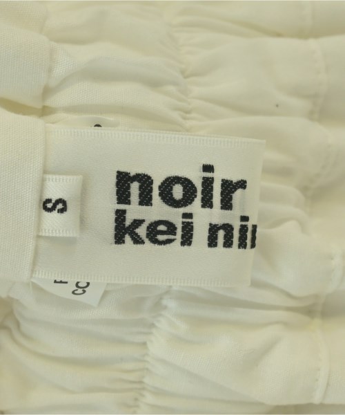 noir kei ninomiya（ノワールケイニノミヤ）カジュアルシャツ 白 サイズ:S レディース/2200610901218