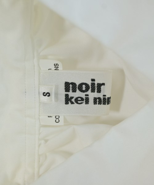 noir kei ninomiya（ノワールケイニノミヤ）シャツワンピース 白 サイズ:S レディース/2200601059089