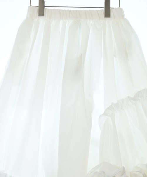 noir kei ninomiya（ノワールケイニノミヤ）ひざ丈スカート 白 サイズ:XS レディース/2200616824016